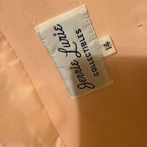 Vintage Jerrie Lurie Women's Pink Blazer Jacket Size 14 Long Sleeve